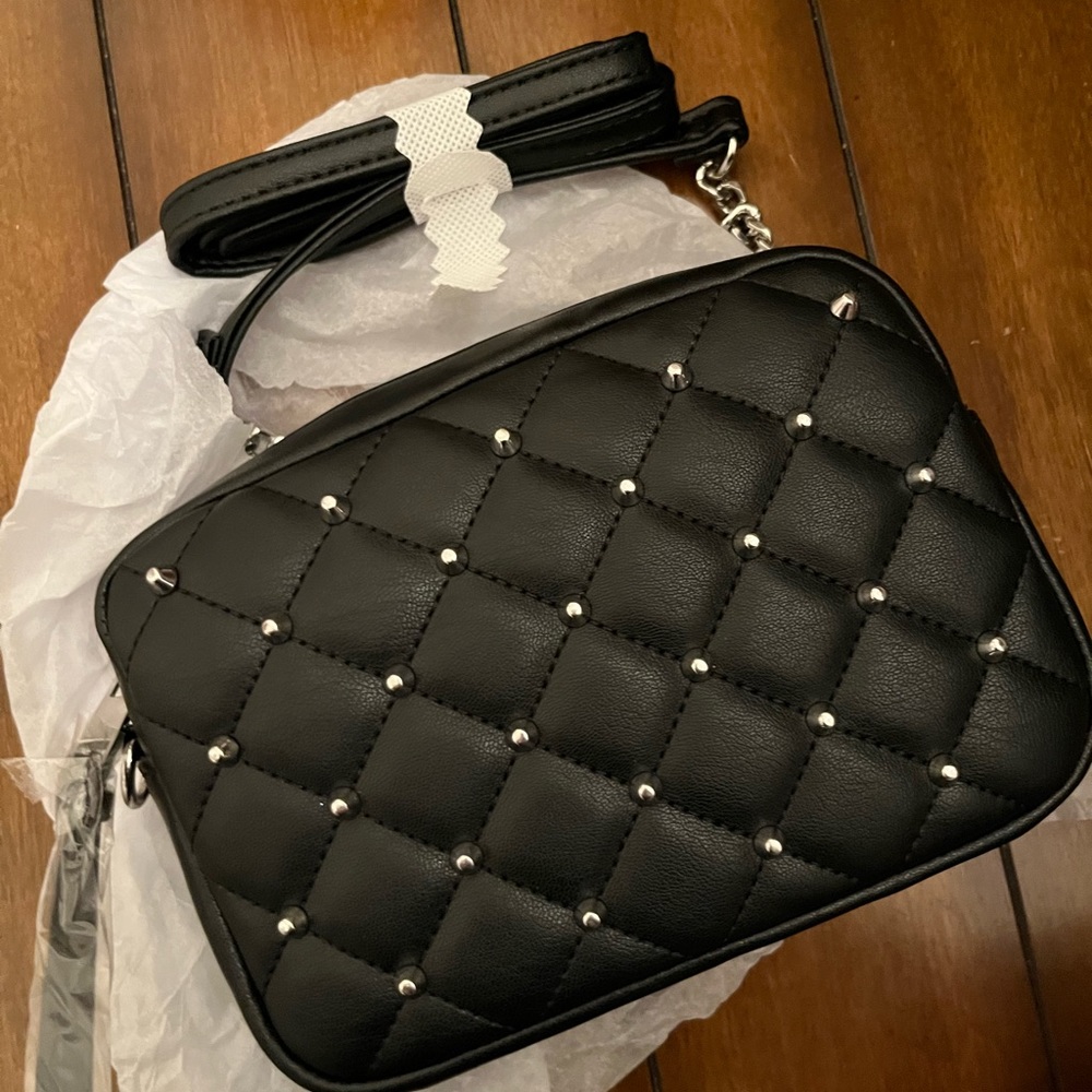 Rebecca Minkoff Top Zip Studded Crossbody